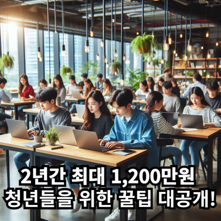 2년간 최대 1,200만원 받을 수 있다고? 청년들을 위한 꿀팁 대공개!
