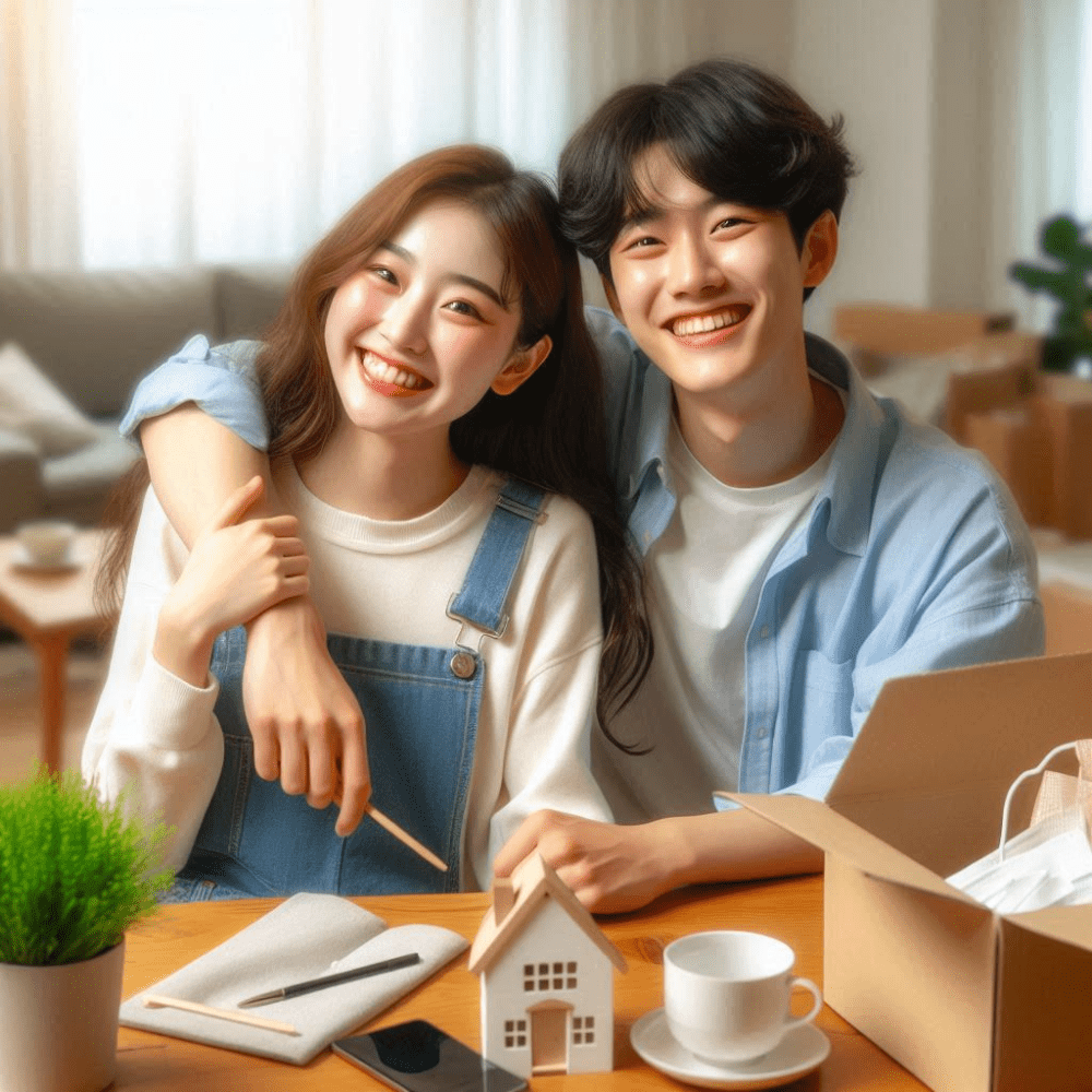 공공 임대주택 정책과 다양한 주거 유형 분석 7 내집마련에 행복해하는 청년