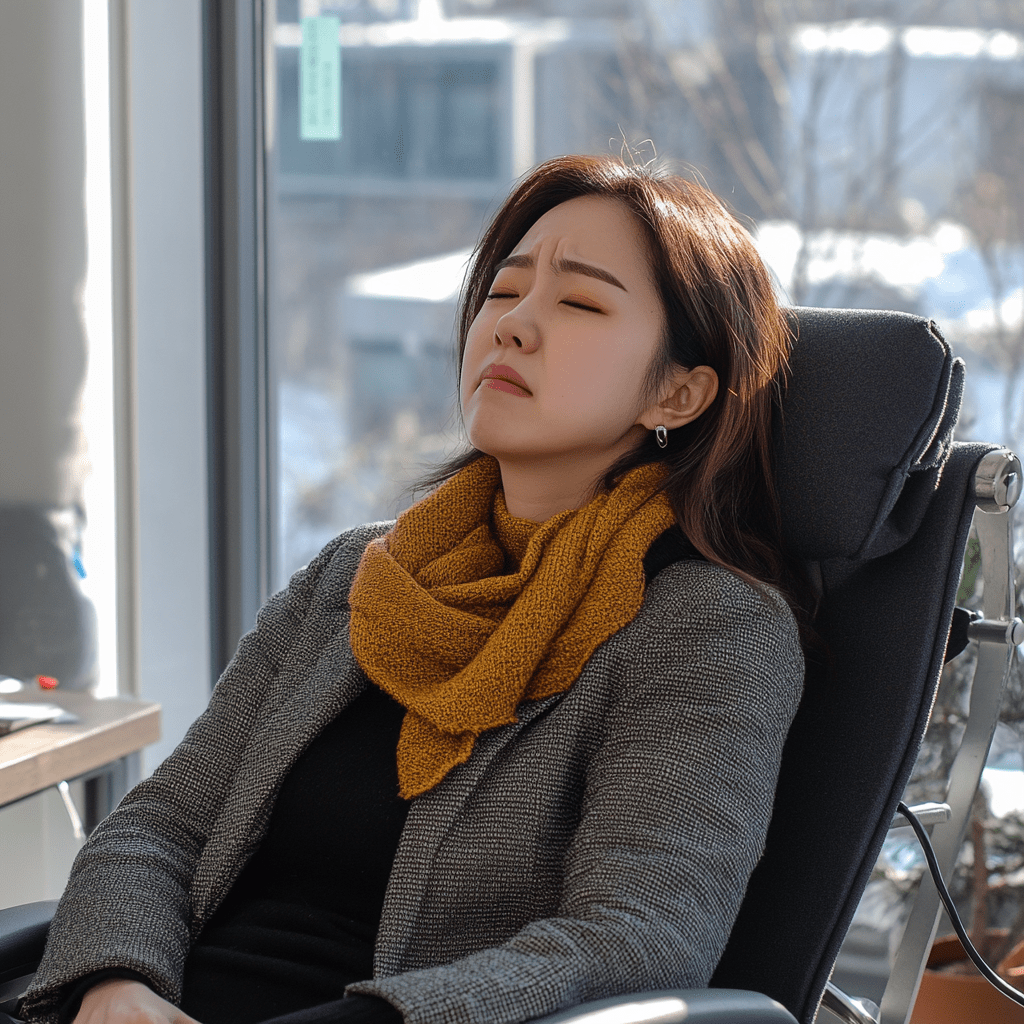 병가 유급 무급 차이와 근로기준법 정리 2 회사에서 일하다 아픈 여성
