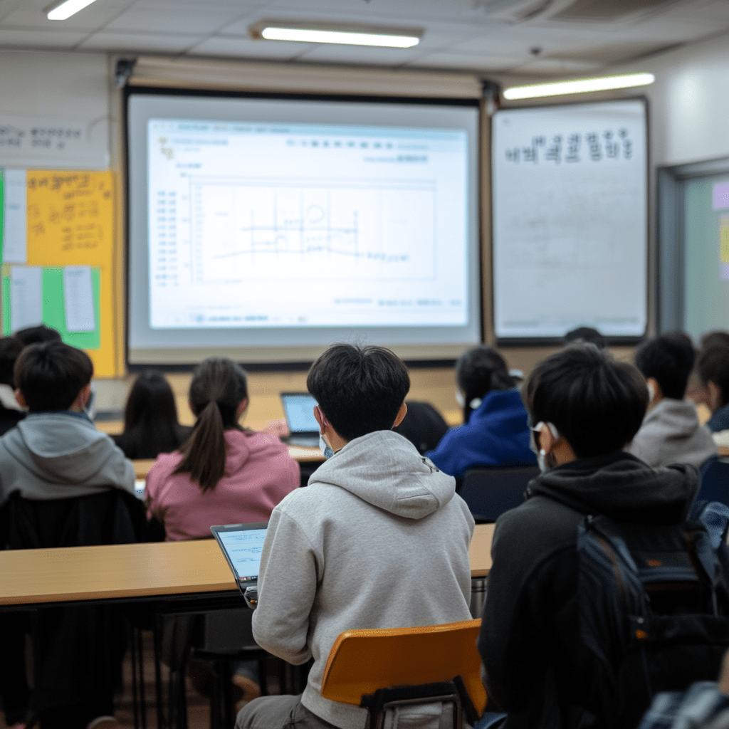 2025년 교육급여 완벽 정리: 지원금액, 지급 시기, 신청 방법까지! 2 2025년 교육급여 혜택받는 초등학생들이 수업받는 모습