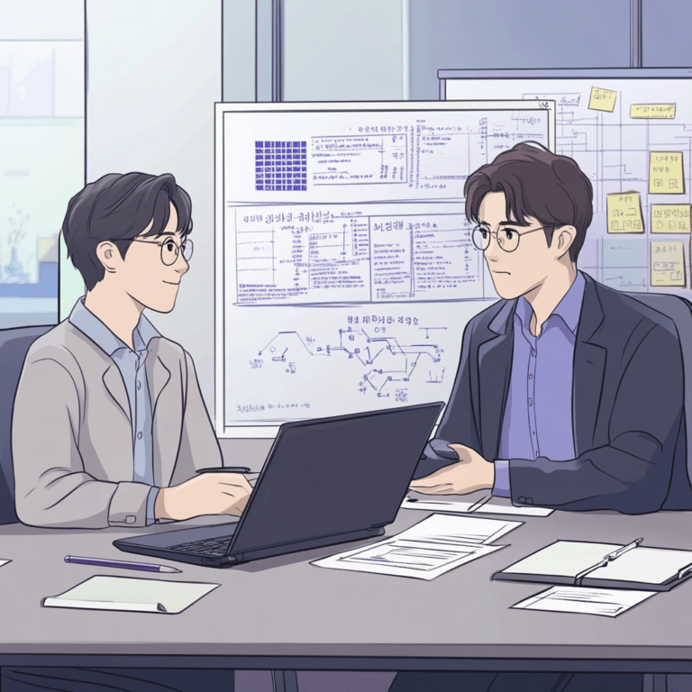 기초생활수급자 신청 상담받는 남자