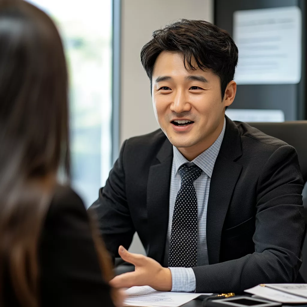 종합소득세 모두채움 신고 상담하는 모습