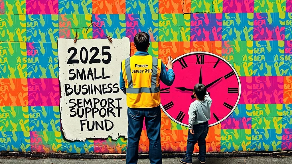 2025년 소상공인 철거지원금 신청 자격부터 접수 일정까지 총정리 6 2025년 접수 일정 확인 (popart 스타일)