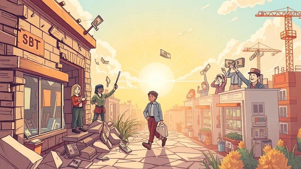 소상공인 폐업지원금 신청부터 재창업까지 완벽 가이드 2 폐업지원금, 왜 필요할까요? (illustration 스타일)
