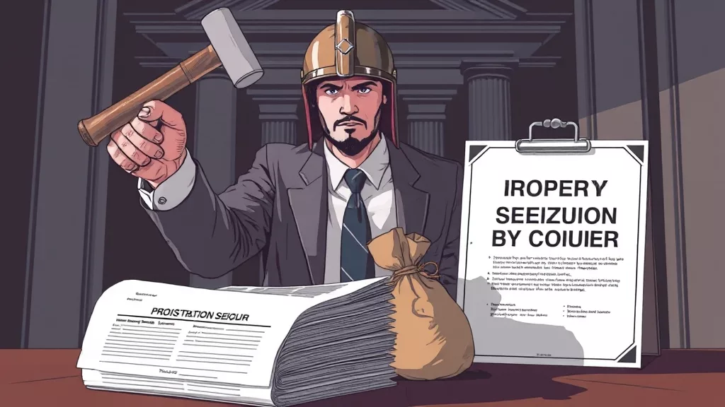 전세보증금 미반환 소송 A to Z: 증거수집부터 강제집행까지 4 핵심 무기: 등기명령과 가압류 (illustration 스타일)