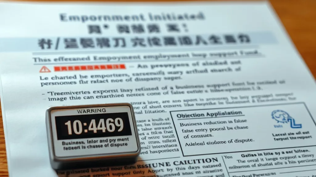 고용지원금 환급 제도에 관한 종합 가이드 7 환급 시 주의사항 (realistic 스타일)