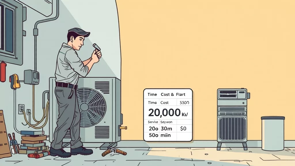 LG 에어컨 서비스센터 AS 신청부터 출장 수리 비용까지 총정리 5 출장 수리 비용 및 시간 (illustration 스타일)