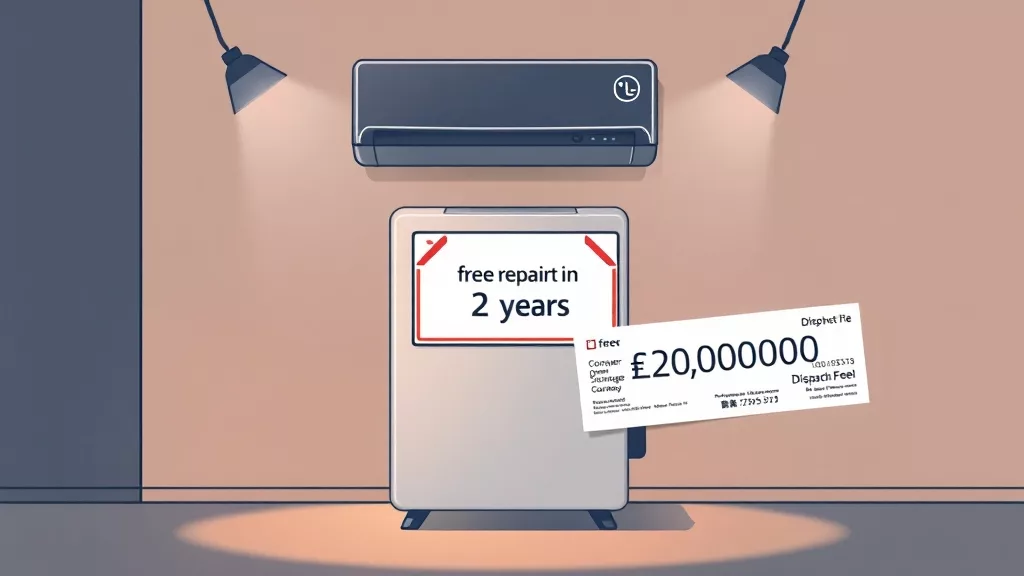 LG 에어컨 서비스센터 AS 신청부터 출장 수리 비용까지 총정리 8 무상/유상 수리 기준 (illustration 스타일)