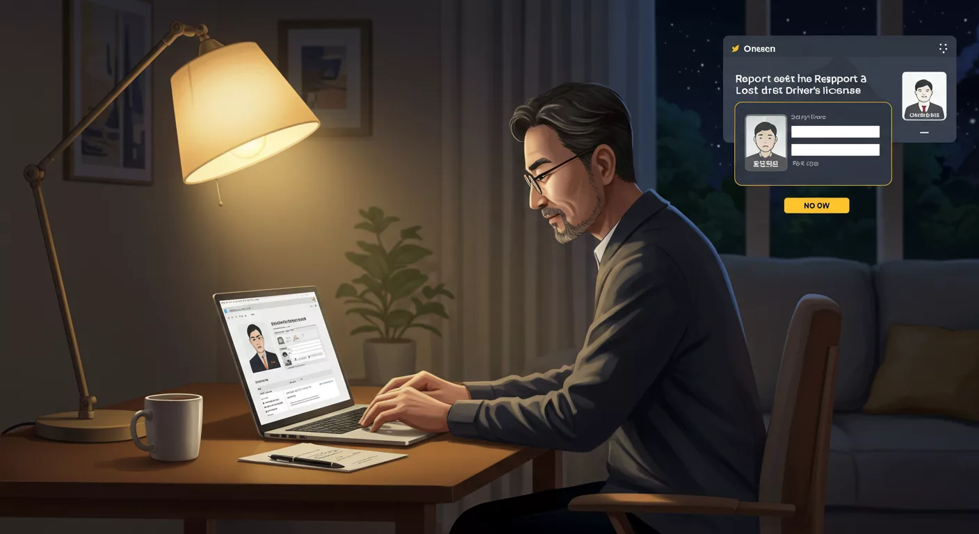운전면허증 분실 시 신고부터 재발급까지 모든 방법 정리 3 온라인 분실 신고 및 재발급