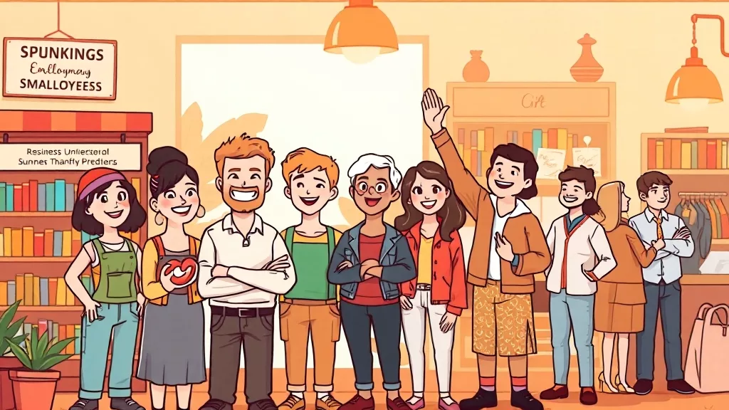 2025년 소상공인 고용보험료 지원사업 신청 가이드 2 소상공인 고용보험료 지원 개요 (cartoon 스타일)