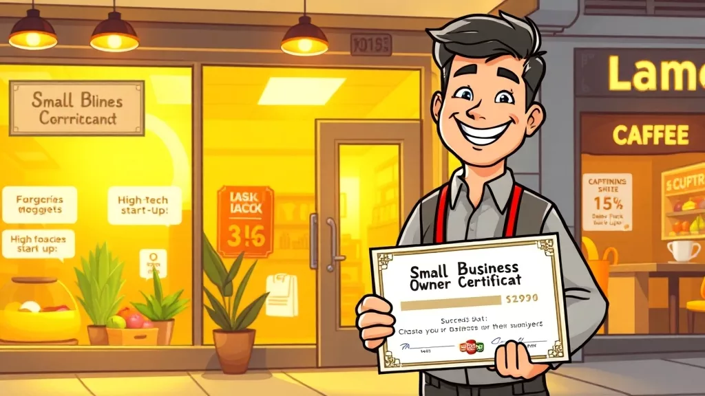 2025년 소상공인 고용보험료 지원사업 신청 가이드 3 지원 대상 및 자격 요건 (cartoon 스타일)