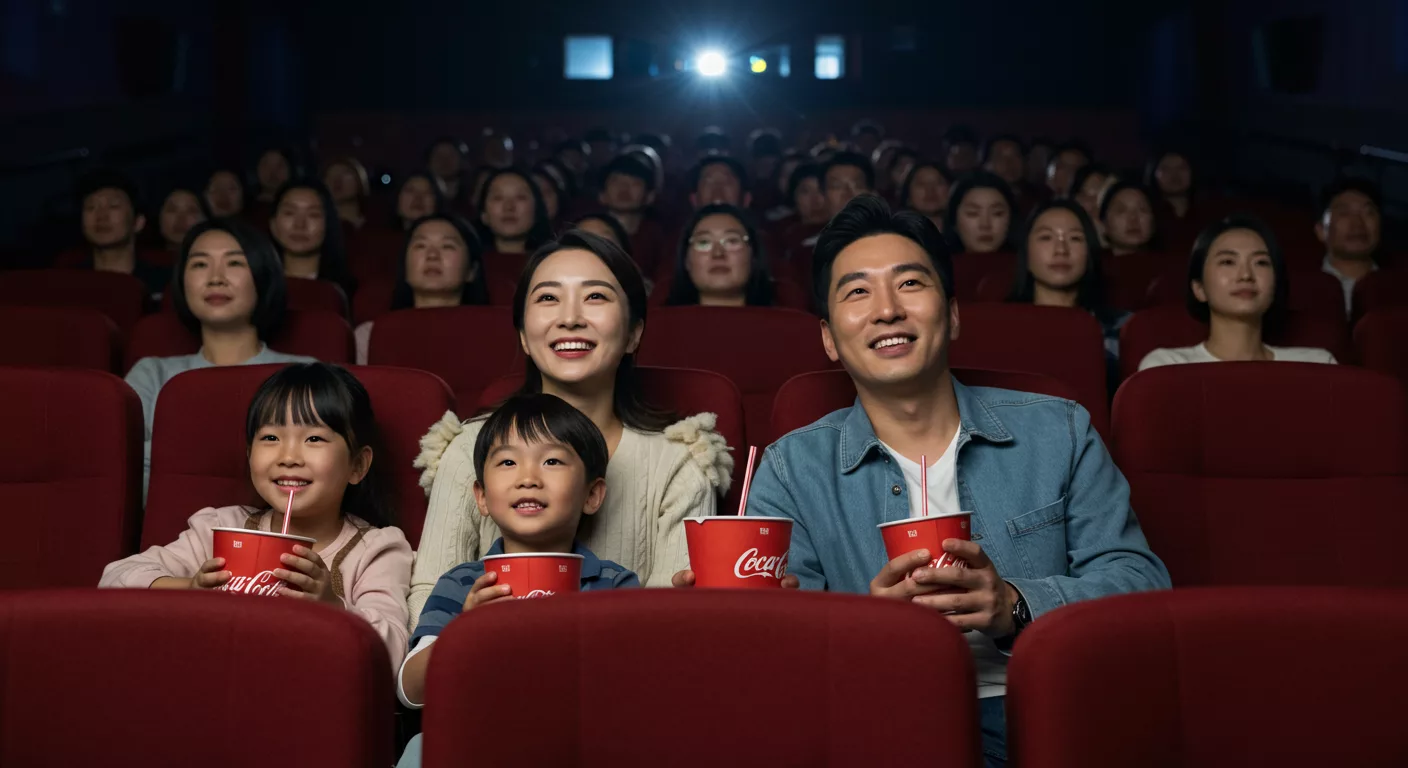 2025년 영화 6천원 할인 쿠폰: 신청부터 사용까지 완벽 가이드 8 영화관에서 영화보는 가족의 모습