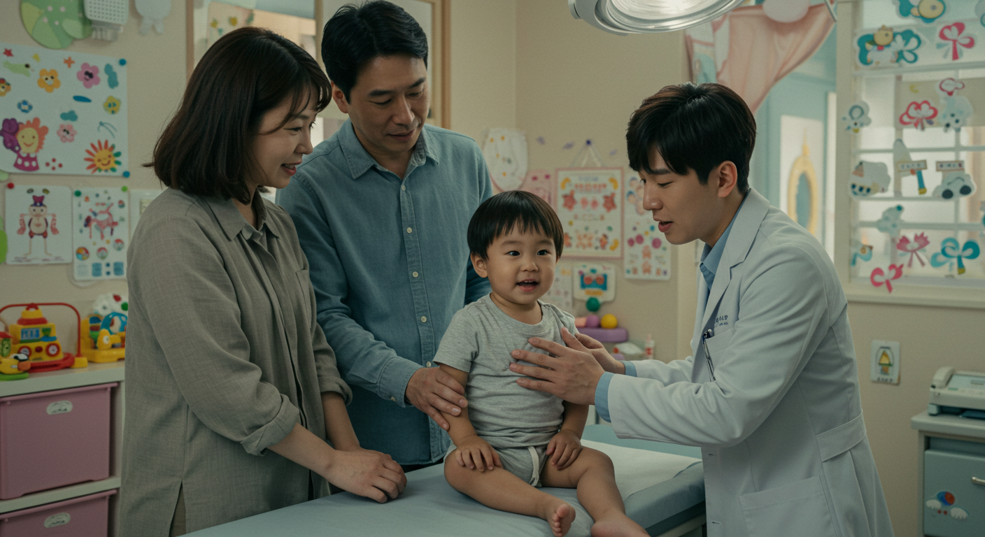 토요일·대체공휴일 진료비는 주말과 같은가?(2025 최신 기준) 4 병원에서 진료받는 아이와 부모