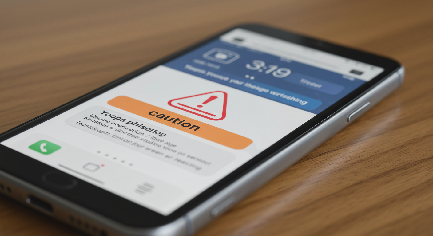 2025 민생회복 소비쿠폰 2차 지급 총정리: 지급일, 신청 대상, 방법, 사용처 완벽 가이드 8 스마트폰 화면에 주의 알림이 떠 있는 장면