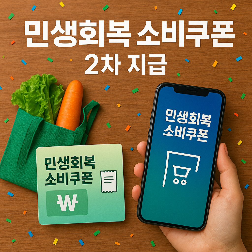 민생회복 소비쿠폰 2차 지급