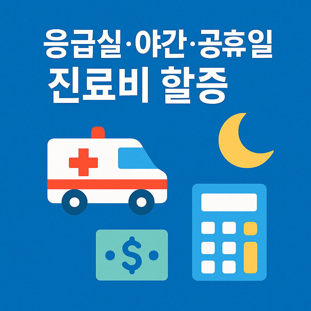 응급실·야간·공휴일 진료비 할증