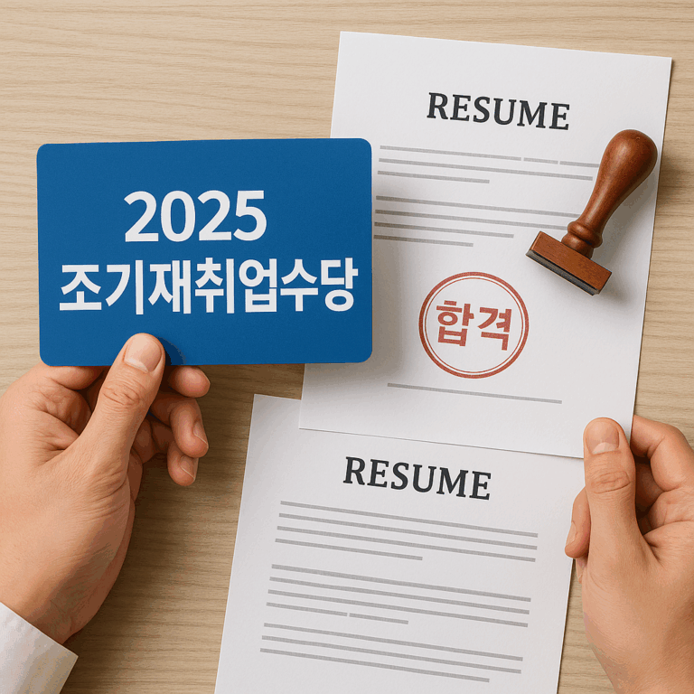 2025 조기재취업수당