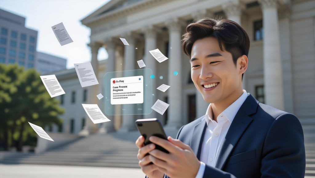 전자소송 시작부터 판결까지: 필수 준비 및 단계별 완벽 가이드 4 🔍 내 사건 진행 상황 확인하기