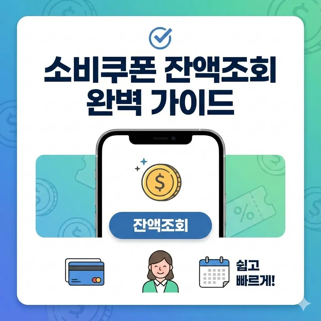 소비쿠폰 잔액조회 완벽 가이드