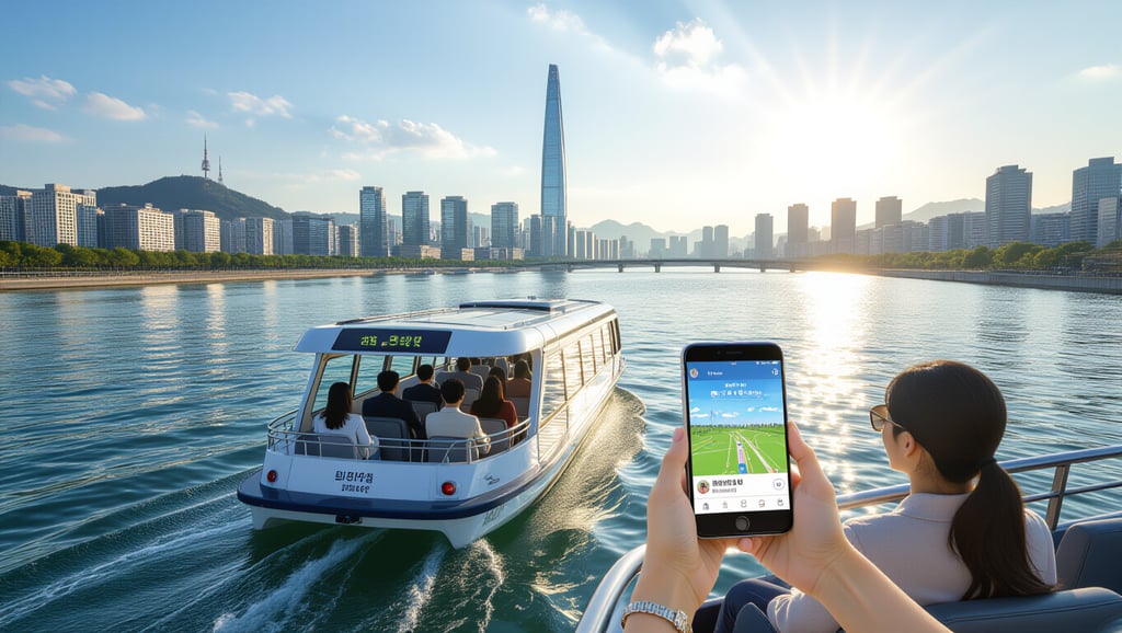 기후동행카드, 한강버스 무제한 이용 핵심 가이드 (요금, 환승, 할인) 5 🗺️ 한강버스 주요 노선 및 운행 정보 상세 안내