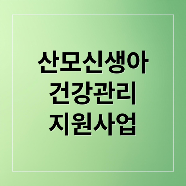 2025년 산모신생아 건강관리 지원사업: 자격증, 지원금, 친정엄마 활용 총정리