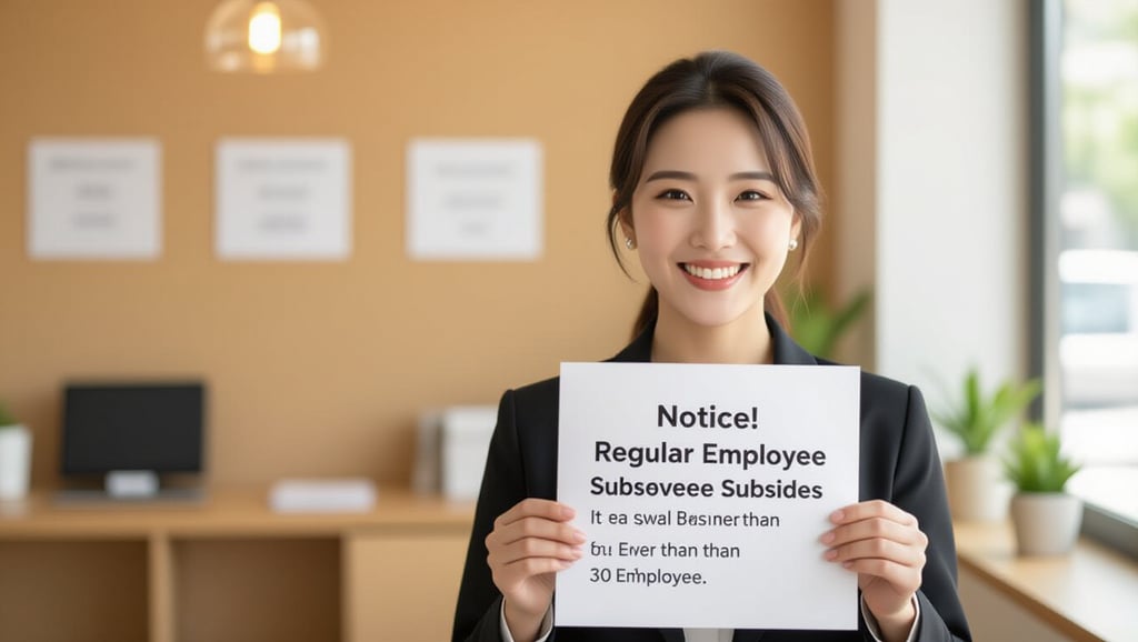 정규직 전환 지원금 60만원, 신청 대상부터 절차까지 완벽 가이드 9 📌 마무리