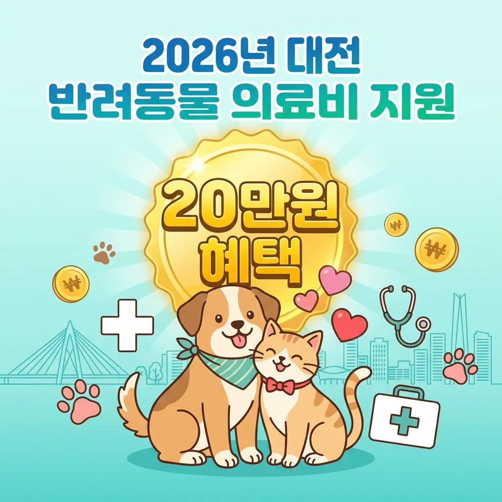 2026년 대전 반려동물 의료비 지원 썸네일