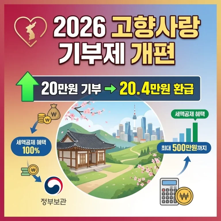 2026 고향사랑 기부제 개편 가이드 썸네일