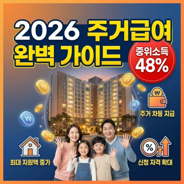 2026 주거급여 완벽 가이드 썸네일