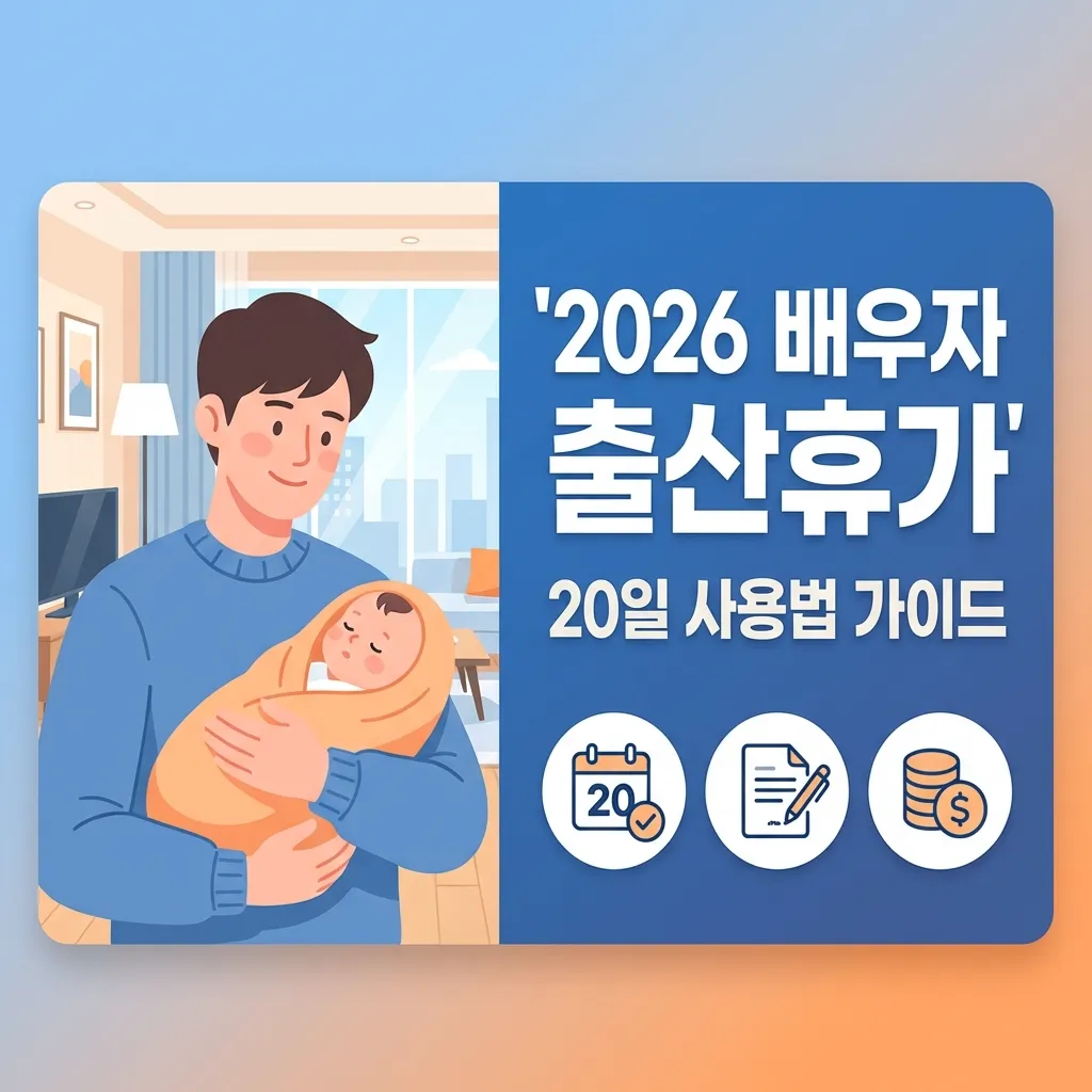 2026년 배우자 출산휴가 기간 확대 및 급여 신청 썸네일