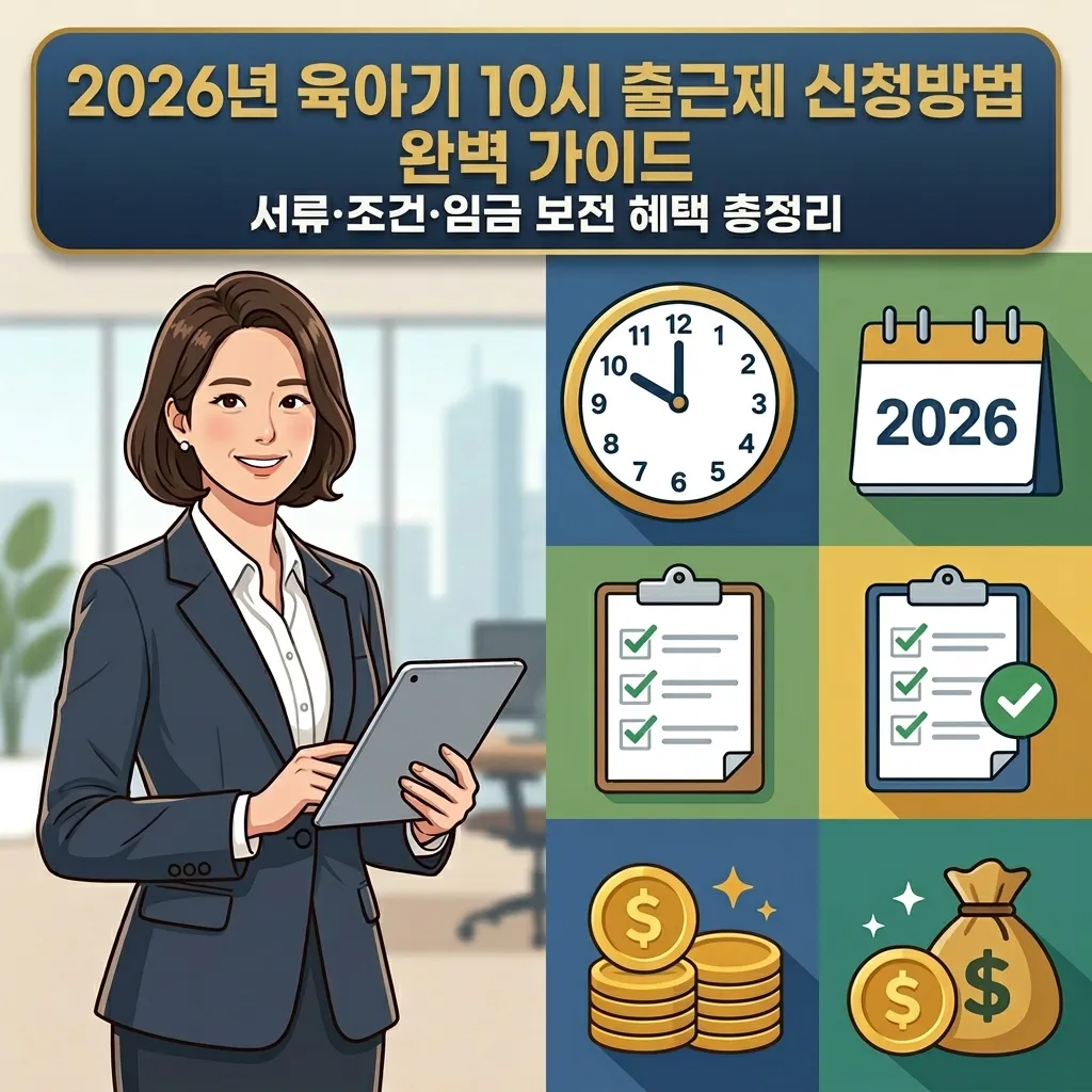 2026년 육아기 10시 출근제 완벽 가이드 썸네일