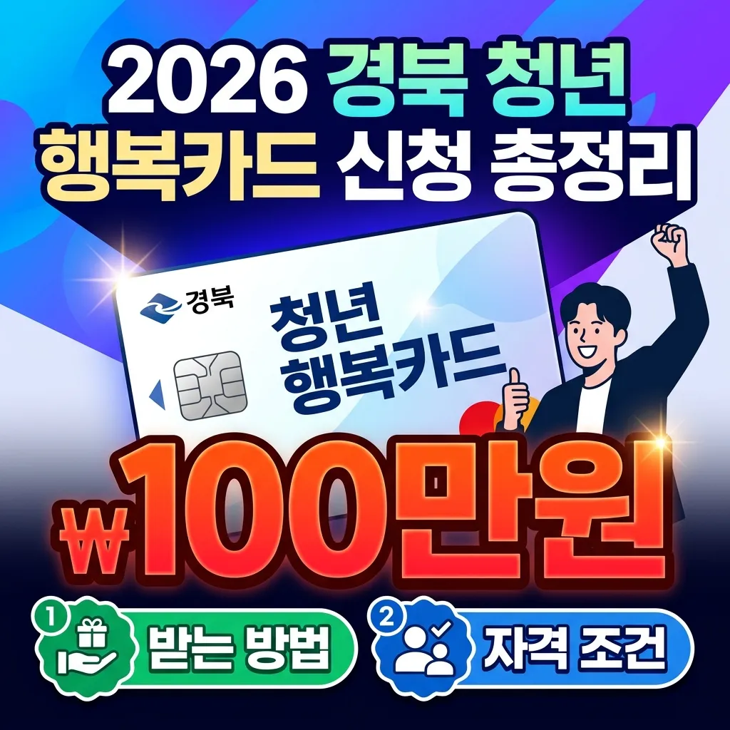 2026 경북 청년 행복카드 신청 썸네일
