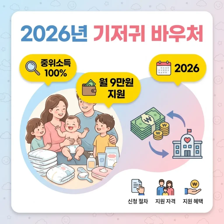 2026년 다자녀 기저귀 바우처 신청 가이드 썸네일