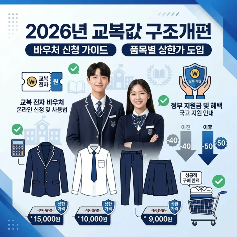 2026년 교복값 구조개편 안내 썸네일