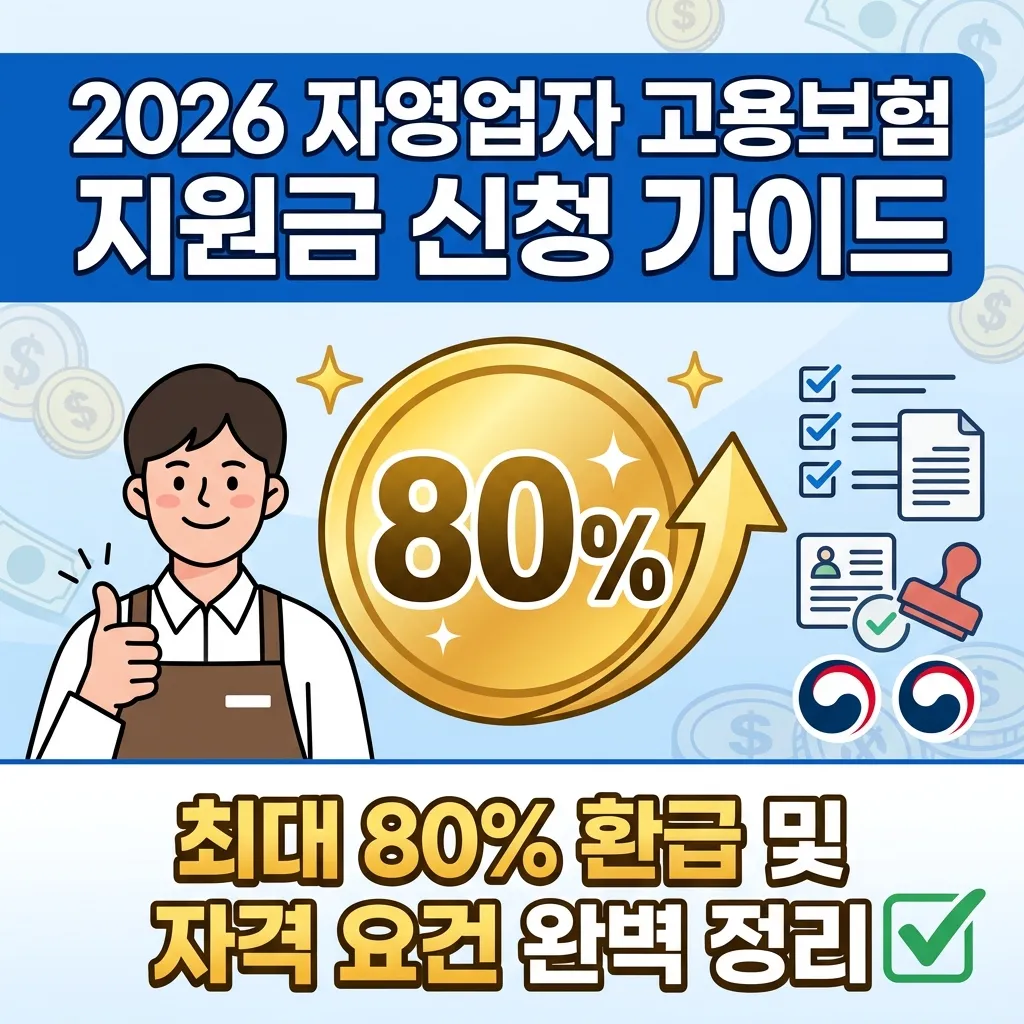 2026 자영업자 고용보험 지원금 신청 가이드 썸네일