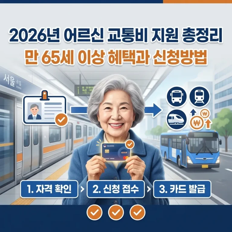 2026년 어르신 교통비 지원 총정리 썸네일