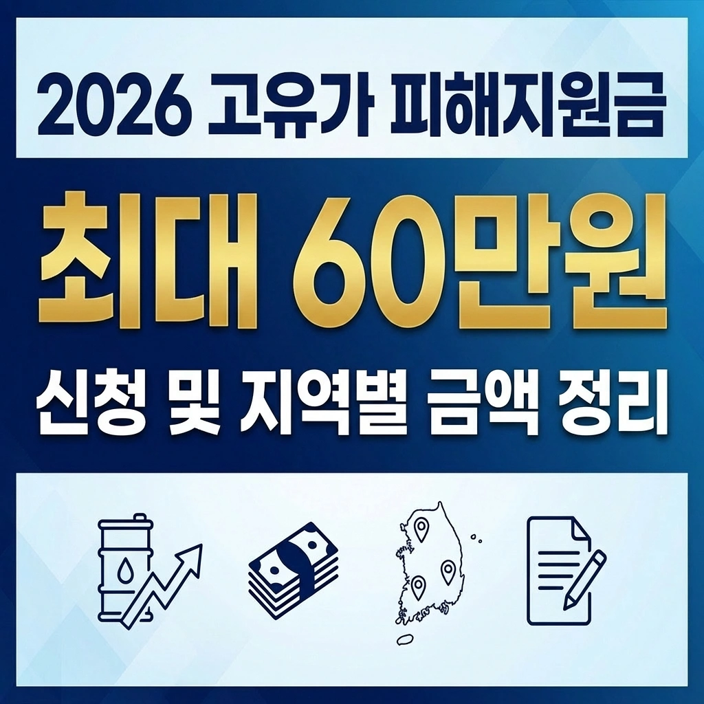 2026 고유가 피해지원금 완벽 가이드 썸네일