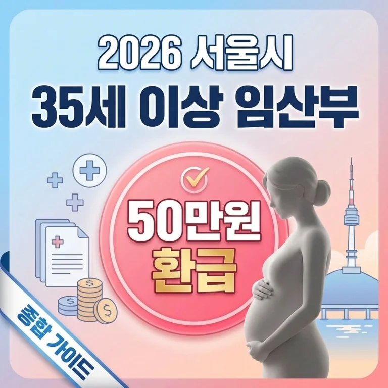 서울시 35세 이상 임산부 의료비 50만원 환급 섬네일