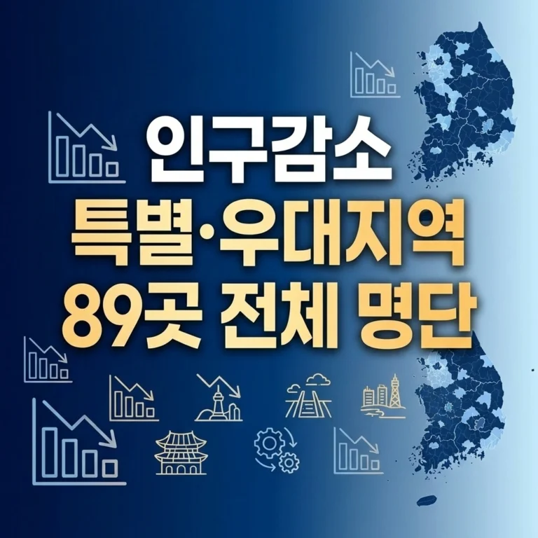 인구감소 특별·우대지역 89곳 전체 명단 썸네일