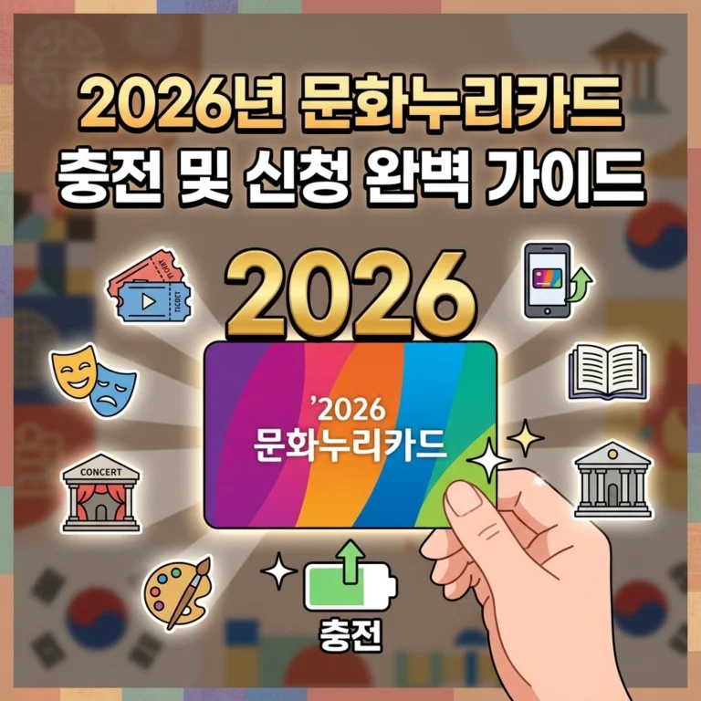 문화누리카드 충전 방법 신청 섬네일